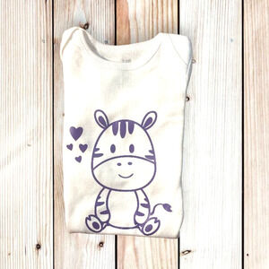 ZEBRA CRITTER| CREEPER| BODYSUIT| 9 MONTHS| BABY GIFT|‎ SHOWER| FUN NEW